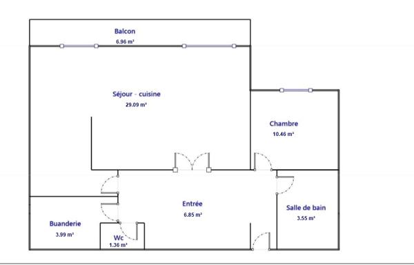 Appartement 2 pièces calme à vendre à Biarritz - Excellent état, Biarritz 64200
