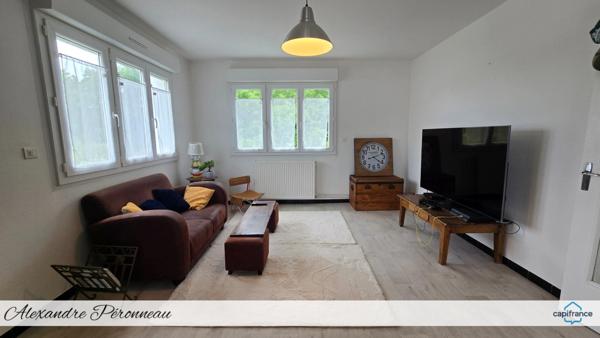 Appartement Duplex T3 avec terrasse, grand jardin privatif 100 m² et garage – petite copropriété sans charges