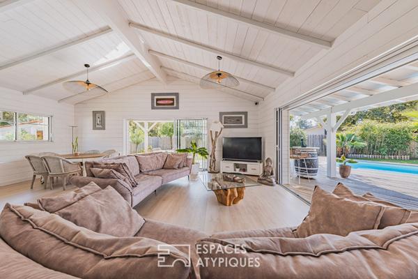 Villa contemporaine aux airs de vacances