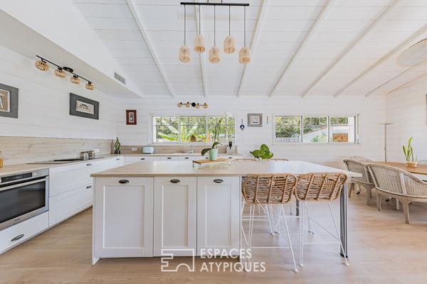 Villa contemporaine aux airs de vacances