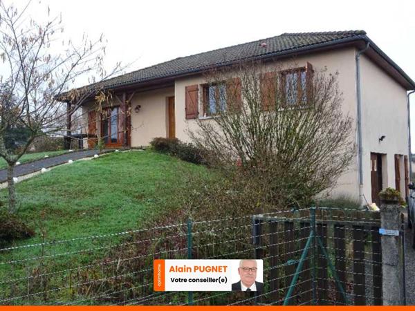 NEUVIC ENTIER A 20 MINUTES EST DE LIMOGES MAISON SUR SOUS SOL SEMI ENTERRE 4 CHAMBRES SUR UN TERRAIN DE 6400 M²