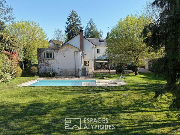 Maison de caractère avec piscine, dépendance et grand terrain
