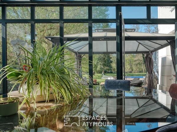 Maison de caractère avec piscine, dépendance et grand terrain