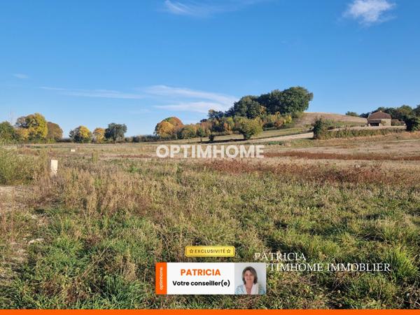 Terrain de 1 718,00 m² MONTETON (47)