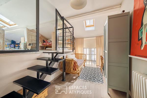 Loft avec terrasse proche de la place Saint Anne