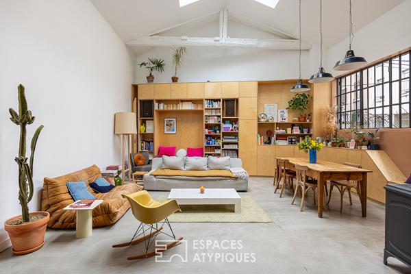 Loft avec terrasse proche de la place Saint Anne