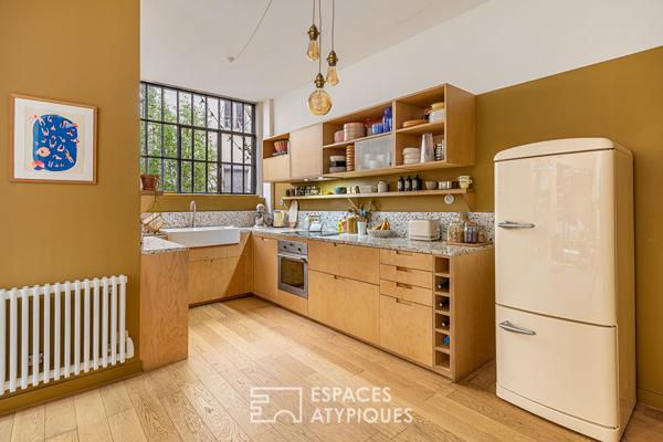 Loft avec terrasse proche de la place Saint Anne