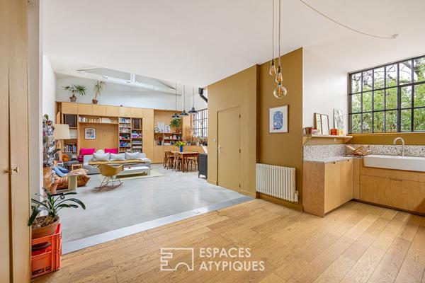 Loft avec terrasse proche de la place Saint Anne