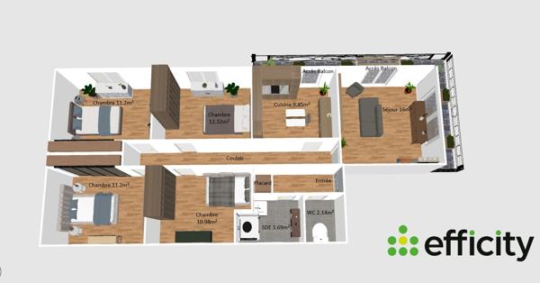 Maison
         5 pièces
        - 90 m² Exclusivité 200 000 € *
