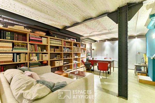 Maison-loft avec deux terrasses