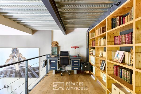 Maison-loft avec deux terrasses