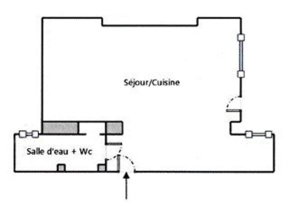 STUDIO 17M2 - REFAIT A NEUF PAR ARTISAN