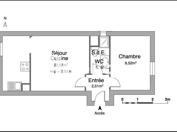 Location Appartement 2 pièces 34.86 m² - 7 RUE SARRET COUSSERGUE Le Cap D'agde 34300