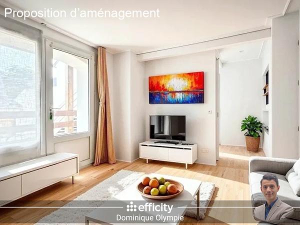 Appartement 2 pièces - 32 m² Exclusivité efficity