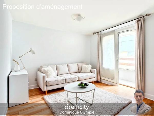 Appartement 2 pièces - 32 m² Exclusivité efficity