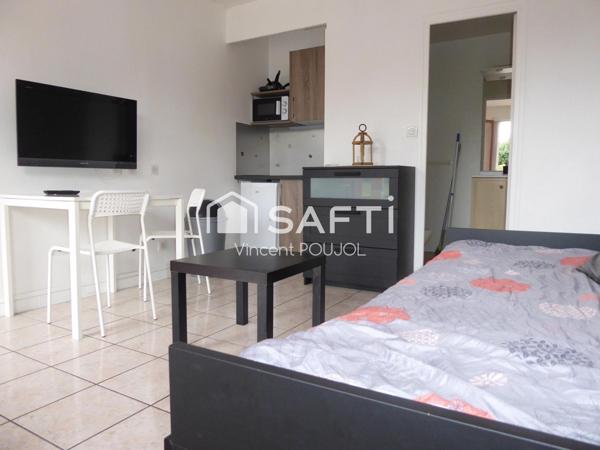 Studio meublé proche gare