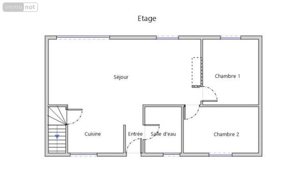 Achat - Maison Cherbourg-en-Cotentin 50100 3 pièces 66 m 2 481 m 2