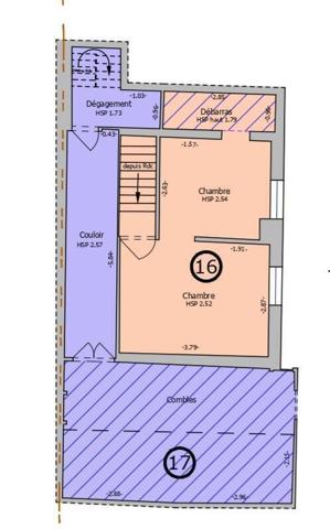 Appartement 33 m² / Jardin / atelier et place de stationnement.