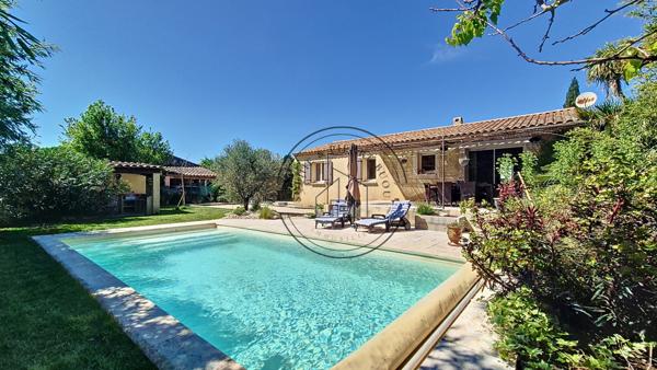 Cheval-Blanc (84460) MAISON FAMILIALE 128M² SUR 735M² AVEC PISCINE