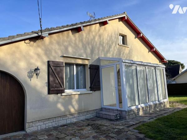 Houlgate, sur 520m² de jardin, maison de plain-pied avec combles aménageables.