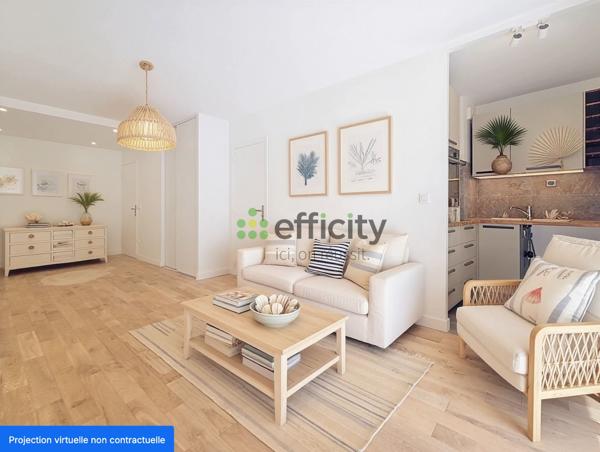 Appartement 2 pièces - 40 m² Exclusivité efficity