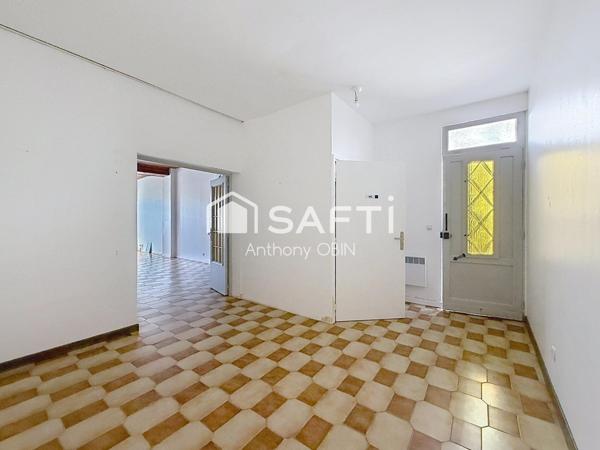 Immeuble de rapport 6 logements, 1 local commerciale