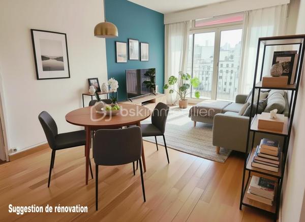 Au 6e et dernier étage avec ascenseur d’un immeuble en pierre de taille de la fin des années 50, ce 3 pièces de 52 m² bénéficie de qualités devenues rares : lumière, calme, absence totale de vis-à-vis et vue dégagée jusqu’à la Tour Eiffel.
Exposé sud-ouest, l’appartement profite d’une très belle luminosité tout au long de la journée. Le séjour ouvre sur un balcon avec une vue particulièrement dégagée sur les toits et le ciel, apportant une véritable sensation d’espace.
L’appartement se compose aujourd’hui d’un séjour, de deux chambres avec grand placard-penderie, d’une cuisine indépendante, d’une salle de bain et de WC séparés et un grand placard-débarras.
Ce bien nécessite une rénovation complète offrant l’opportunité de penser et créer un intérieur personnalisé, il dispose d’excellents fondamentaux : dernier étage, distribution agréable, parquet pouvant être conservé, avec un fort potentiel de valorisation. 
Des suggestions de rénovation virtuelle permettent de mieux se projeter dans les espaces.
Chauffage central et eau chaude collectifs sont inclus dans les charges.
Une cave complète ce bien. Copropriété bien entretenue.
Possibilité de parking en sus.

Situé rue du Révérend Père Christian Gilbert (quartier prisé), l’appartement bénéficie d’un environnement vivant et résidentiel, à proximité immédiate du carrefour des Bourguignons et de ses commerces, écoles et transports.
Métro Les Agnettes (ligne 13) à environ 500 m, gare de Bois-Colombes permettant de rejoindre Saint-Lazare en une dizaine de minutes, accès rapide à La Défense via le bus 178.

Les + :
• Dernier étage avec ascenseur
• Vue dégagée jusqu’à la Tour Eiffel
• Exposition sud-ouest
• Très lumineux
• Balcon
• Cave
• Beau potentiel après rénovation
• Copropriété bien entretenue