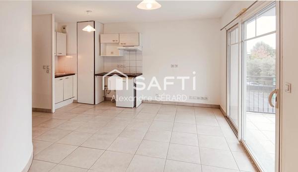 Hyper centre - T2 de 47m² avec balcon et parking couvert