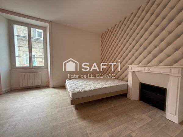 APPARTEMENT DE 120 M2 AU 1ER ETAGE  AVEC TERRASSE DE 16M2 AU COEUR DE PONTIVY