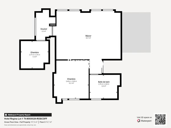 Vente appartement à Roscoff, 4 pièces 92.9m²