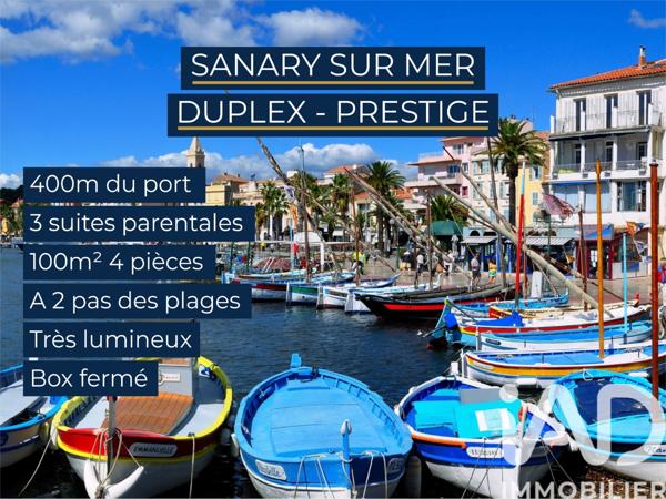 Appartement à vendre 4 pièces 100 m² Sanary-sur-Mer