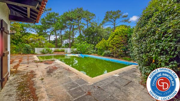 La Teste-de-Buch (33115) Villa de plain-pied avec 3 chambres, piscine et garage