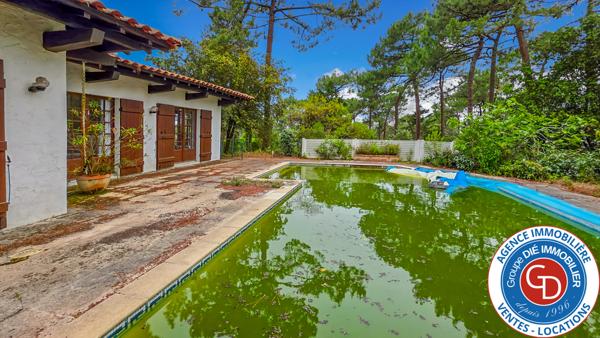 La Teste-de-Buch (33115) Villa de plain-pied avec 3 chambres, piscine et garage