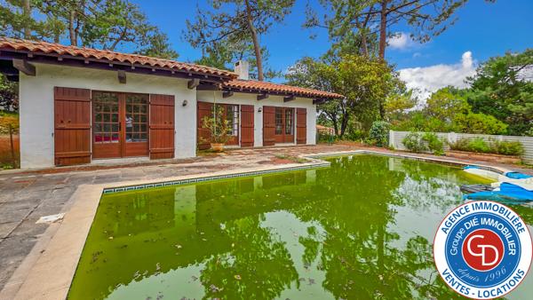 La Teste-de-Buch (33115) Villa de plain-pied avec 3 chambres, piscine et garage