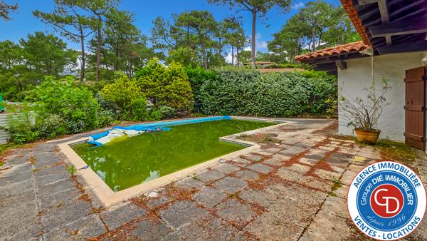 La Teste-de-Buch (33115) Villa de plain-pied avec 3 chambres, piscine et garage