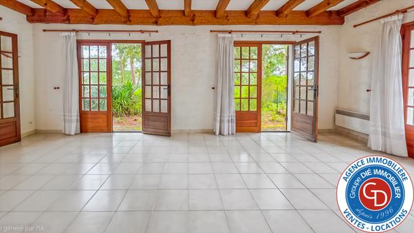 La Teste-de-Buch (33115) Villa de plain-pied avec 3 chambres, piscine et garage