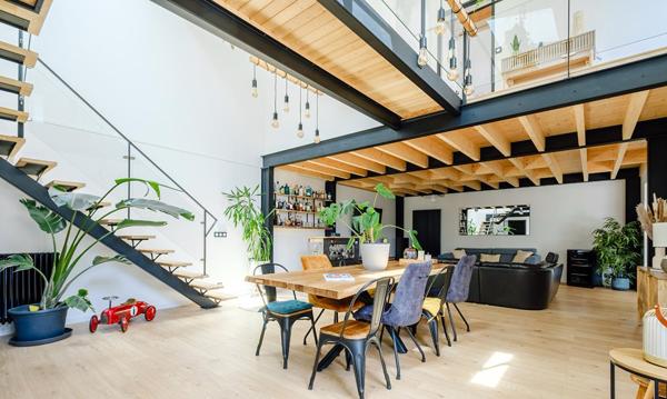 Loft 4 pièces 128 m2
