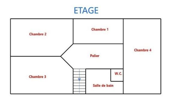 MAISON AVEC 5 CHAMBRES A PELLOUAILLE LES VIGNES