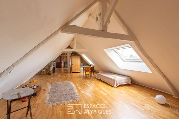 Ancien presbytère rénové plein centre d’Uzel