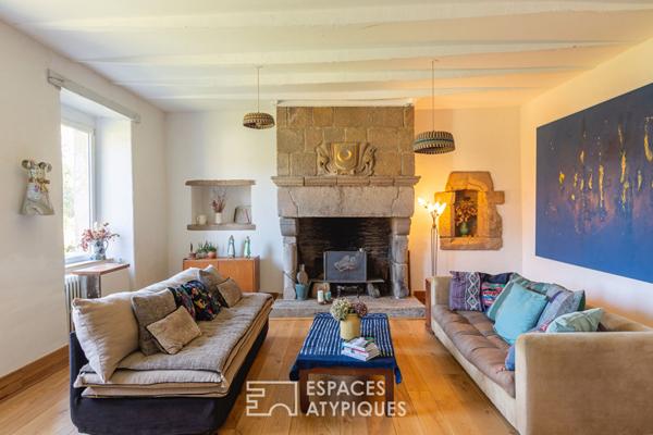 Ancien presbytère rénové plein centre d’Uzel