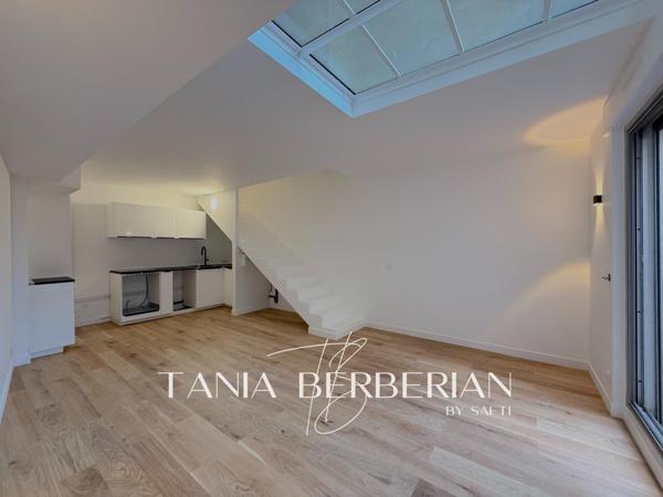 2 pièces de 58m2 en duplex avec jardin de 91m2 - Secteur Gambetta