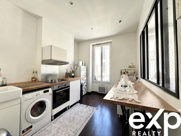 13003-MARSEILLE-LA VILLETTE-APPARTEMENT 1-2 PIECES-CAVE