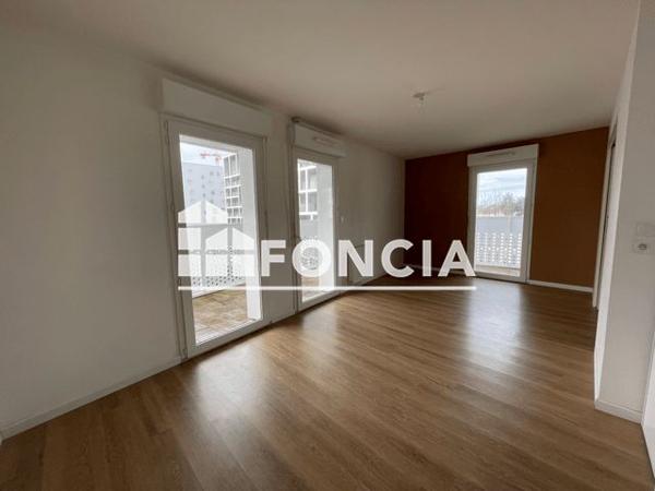 Location Appartement 2 pièces 46.1 m² - 20 mail Pablo Picasso Nantes 44200