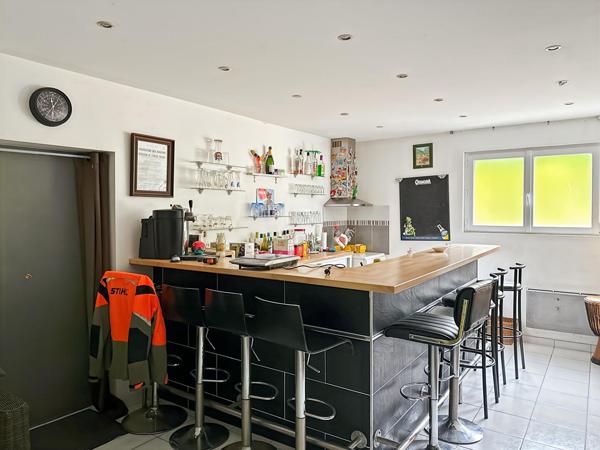 Maison 133m² habitables + 130m² de garages + studio et étang