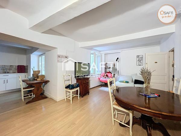 Appartement 3 pieces au 1er étage de 62m²