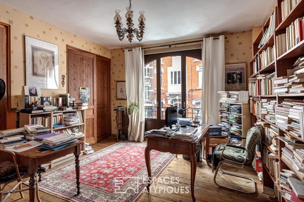 Maison de caractère du XIXe siècle avec verrière et cour intime