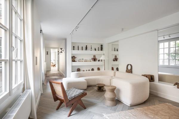 Paris 4e - ILE SAINT-LOUIS - Appartement d'exception à vendre - 4 pièces - 2 chambres - 110 m² - Rénové - Adresse remarquable