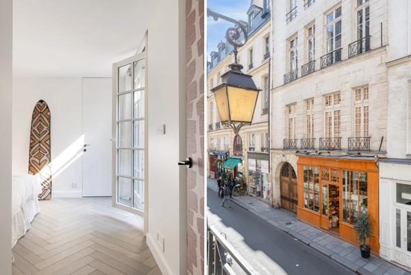 Paris 4e - ILE SAINT-LOUIS - Appartement d'exception à vendre - 4 pièces - 2 chambres - 110 m² - Rénové - Adresse remarquable
