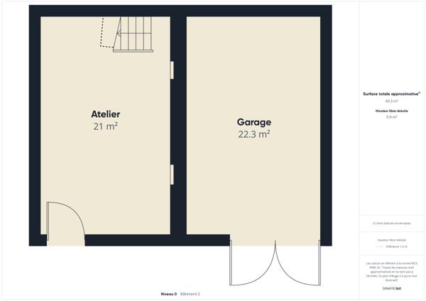 Mesves-sur-Loire (58400) Maison de 81m2 au calme avec multiples dépendances et terrain clos.