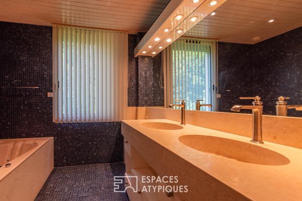 Maison d’architecte des années 70 aux belles prestations
